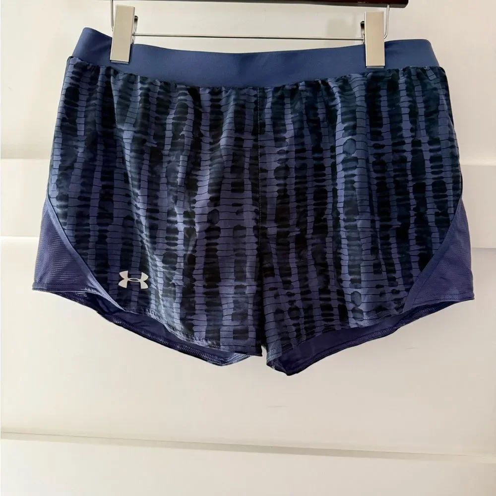 Under Armour Loose Heatgear Navy and Black Athletic Shorts